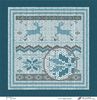 embellissement en français pour le scrapbooking Tricot, Coll. Bleu d'hiver