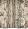 Embellissement Scrap Mur de planches naturel Coll. Bleu d'hiver