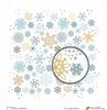 embellissement en français pour le scrapbooking Flocons multicolores, Coll. Bleu d'hiver