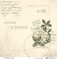 Embellissement Scrap Cultiver le bonheur, Coll. Vivre d’amour...