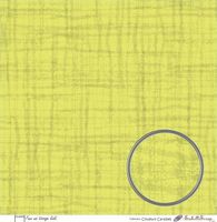 Embellissement Scrap Faux uni tissage kaki, Coll. Couleurs Caraïbes