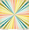 Embellissement Scrap Soleil levant multicolore, Coll. Couleurs Caraïbes