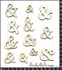 Embellissement Scrap & des esperluettes pour SiOnPrenaitLeTemps, en Carton bois