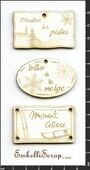 Embellissement Scrap Plaques 