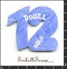 embellissement en français pour le scrapbooking Chiffre 12