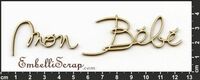 Embellissement Scrap Mot Manuscrit 