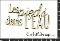 Embellissement Scrap Mots 
