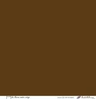 Embellissement Scrap Uni Marron sombre vintage, Coll. En noir et blanc