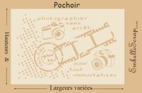 Embellissement Scrap Composition photo, de différentes tailles, Pochoir