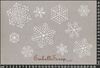 embellissement en français pour le scrapbooking Flocons, Dentelle de papier
