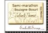 Embellissement Scrap Dossard personnalisé, en Carton