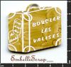 embellissement en français pour le scrapbooking Boucler les Valises, POC