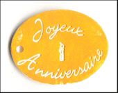 Embellissement Scrap Joyeux Anniversaire