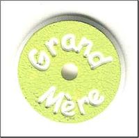 Embellissement Scrap Rondelle Grand-Mère