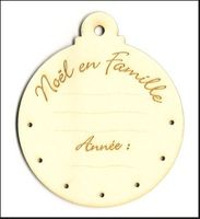 Embellissement Scrap Etiquette géante 