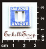 Embellissement Scrap Passe-Ruban Carré Un Jour Unique