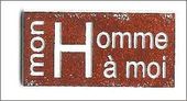 Embellissement Scrap Mon Homme à moi