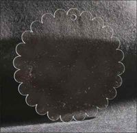 Embellissement Scrap Page Ronde Petit-Beurre, en Transparence